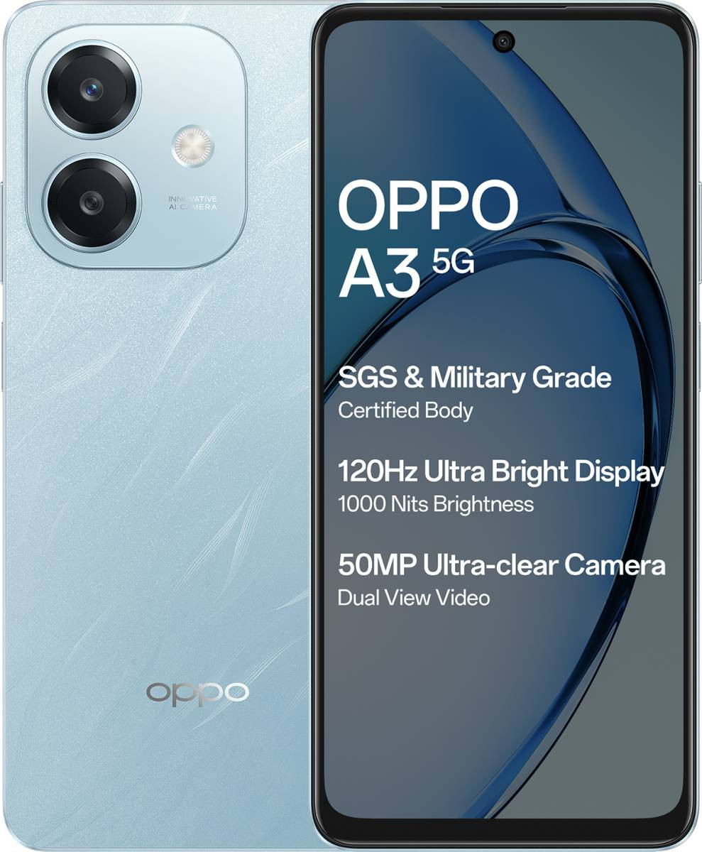 OPPO A3 5G (Ocean Blue, 128 GB)  (6 GB RAM)