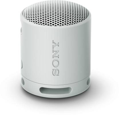 SONY SRS-XB100 Portable Super-Compact,Waterproof, 16Hrs Batt, Extra Bass,Built-In Mic Bluetooth Speaker  (Grey, Stereo Channel)