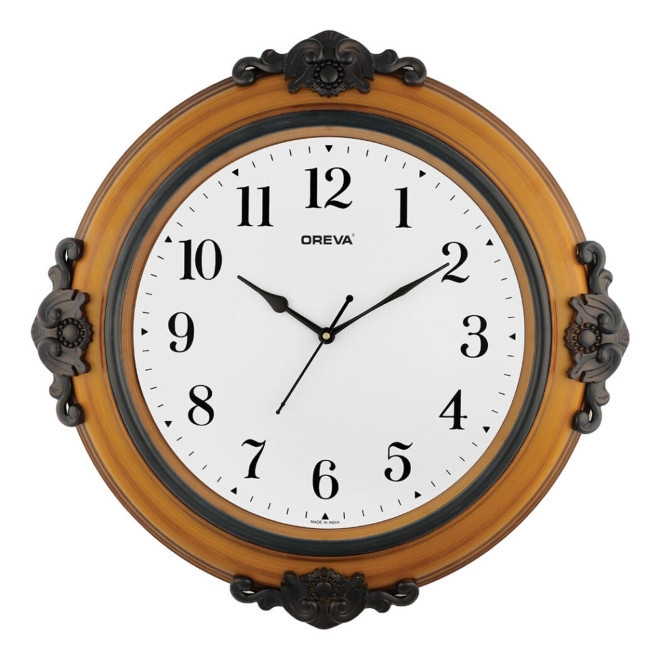 Oreva Wall Clock Plastic Simple Wall Clock AQ-7607