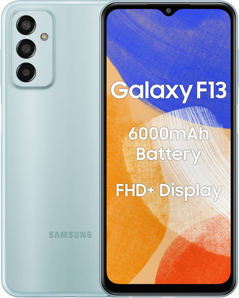 SAMSUNG Galaxy F13 (Waterfall Blue, 64 GB)  (4 GB RAM)