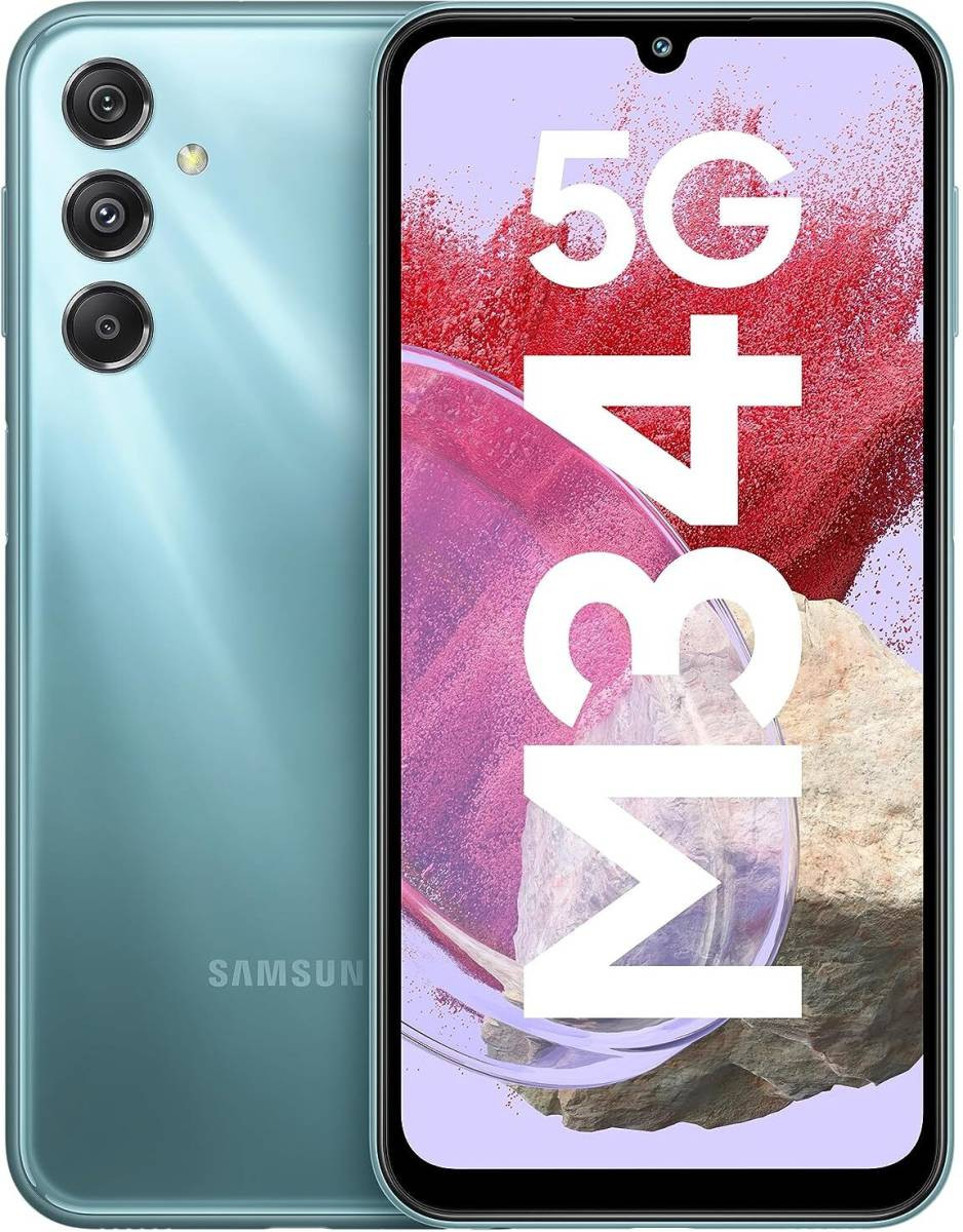 SAMSUNG Galaxy M34 5G (Waterfall Blue, 128 GB)  (6 GB RAM)