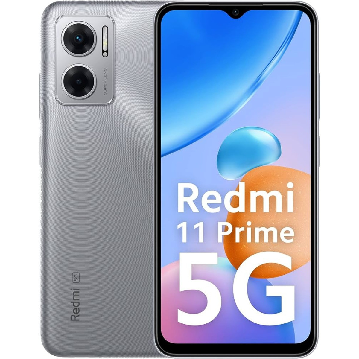 REDMI 11 Prime 5G (Chrome Silver, 128 GB)  (6 GB RAM)