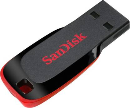 SanDisk Cruze Blade SDCZ50 64 GB Pen Drive  (Red, Black)