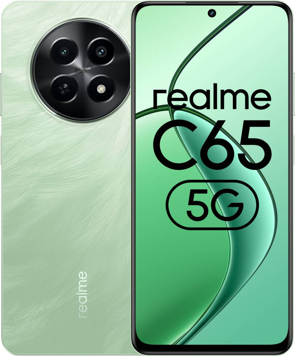 realme C65 5G (Feather Green, 64 GB)  (4 GB RAM)