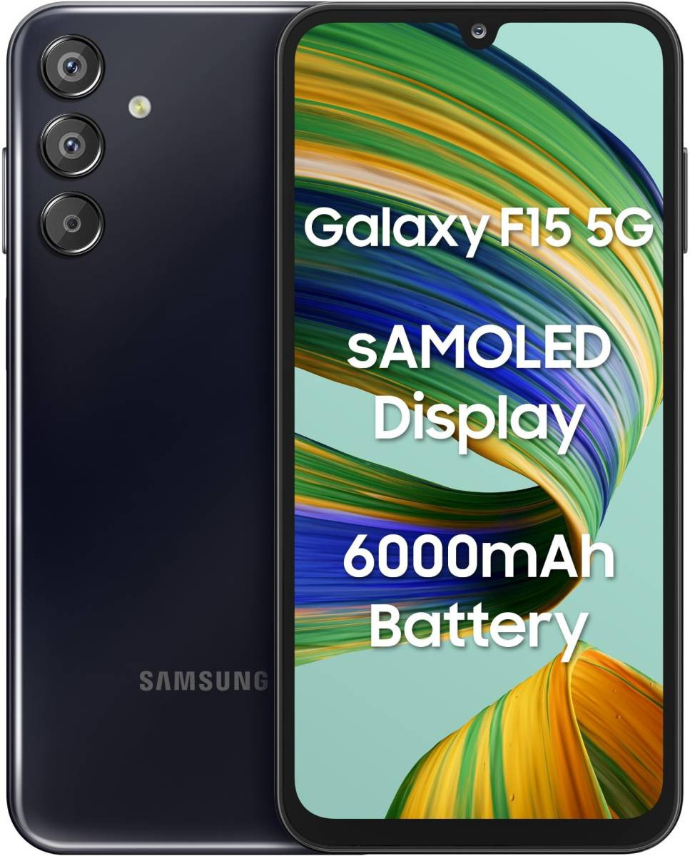 SAMSUNG Galaxy F15 5G (Ash Black, 128 GB)  (6 GB RAM)