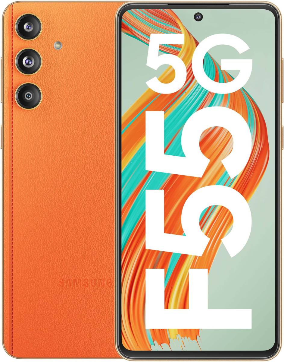 SAMSUNG Galaxy F55 5G (Apricot Crush, 256 GB)  (12 GB RAM)