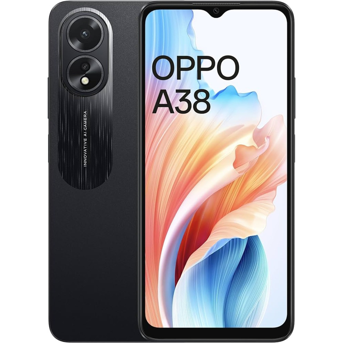 OPPO A38 (Glowing BLACK, 128 GB) (4GB RAM)