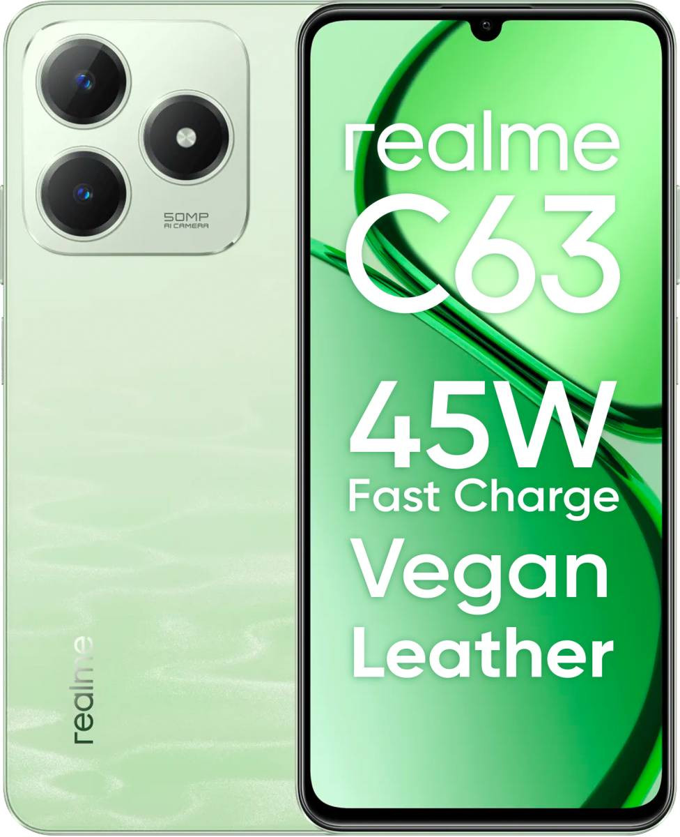 realme C63 (Jade Green, 128 GB)  (4 GB RAM)