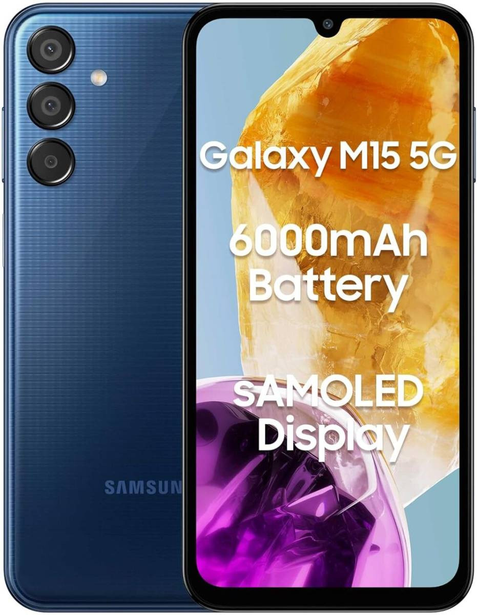 SAMSUNG Galaxy M15 5G (Celestial Blue, 128 GB)  (6 GB RAM)