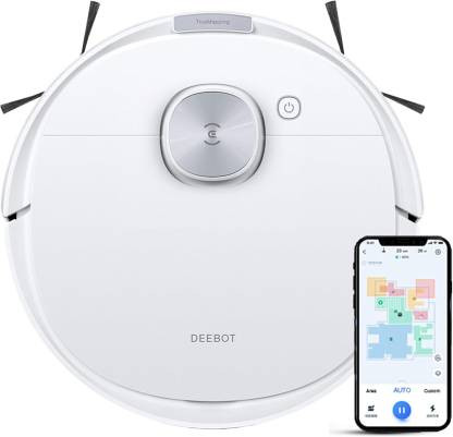 ECOVACS DEEBOT N10 Robotic Floor Cleaner (WiFi Connectivity, Google Assistant and Alexa)  (White)