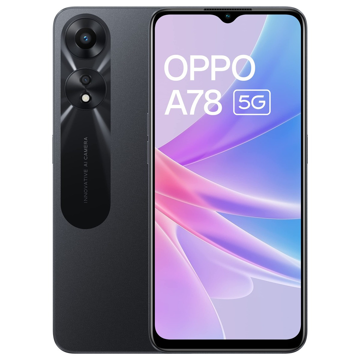 OPPO A78 5G (MIST BLACK, 128 GB)