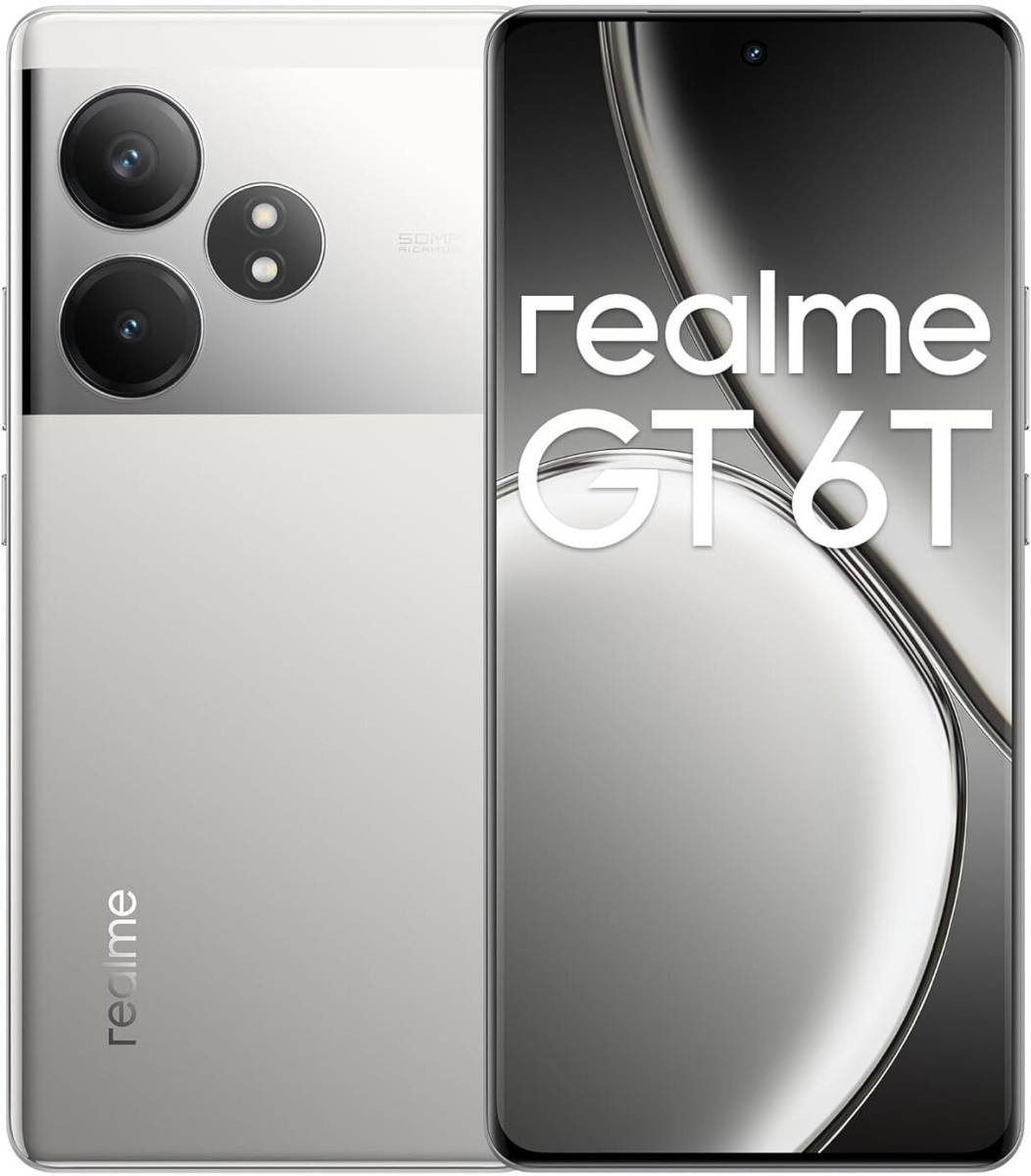 realme GT 6T 5G (Fluid Silver, 128 GB)  (8 GB RAM)