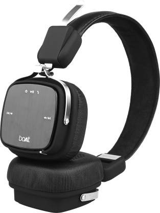 boAt Rockerz 600 HD Sound Bluetooth Headset  (Black, On the Ear)