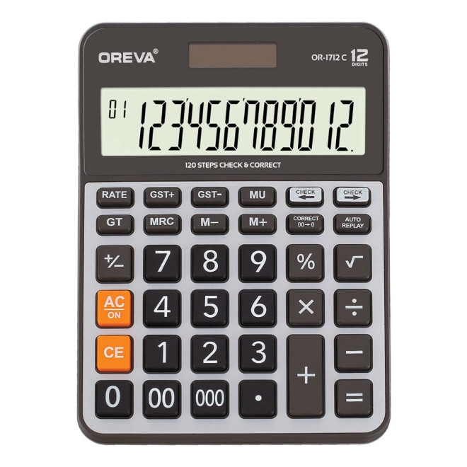 Oreva Calculator Financial Calculator 12 Digit OR-1712 C