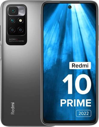 REDMI 10 Prime 2022 (Phantom Black, 64 GB)  (4 GB RAM)